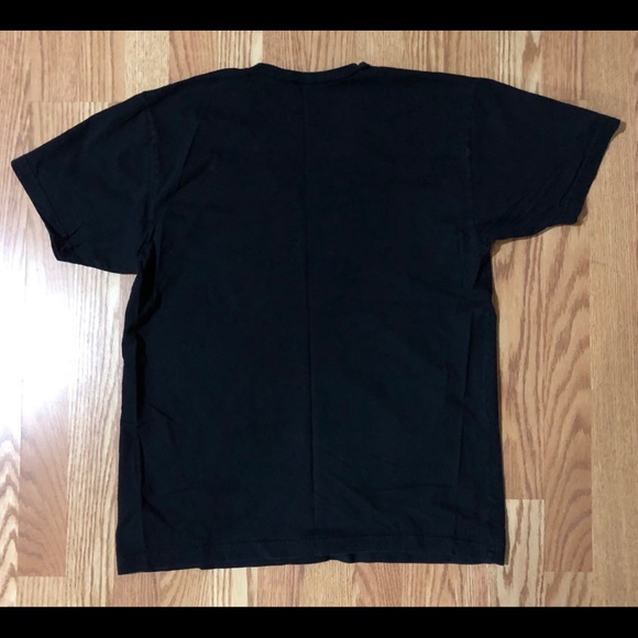 Aqua VI Vintage Black V-Neck Tee Shirt LARGE EUC - Picture 3 of 4